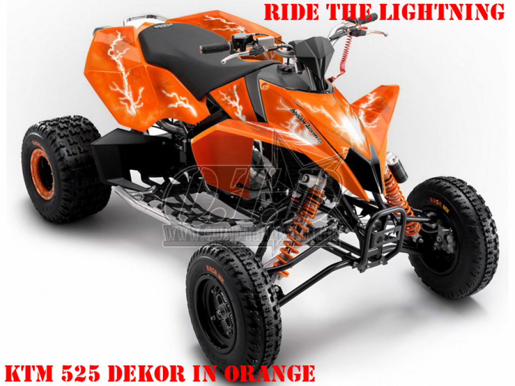 Ride the Lightning Orange for KTM Quad SX/XC 450/505/525